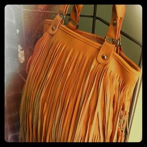 Fashion..Fringe over the shoulder bag